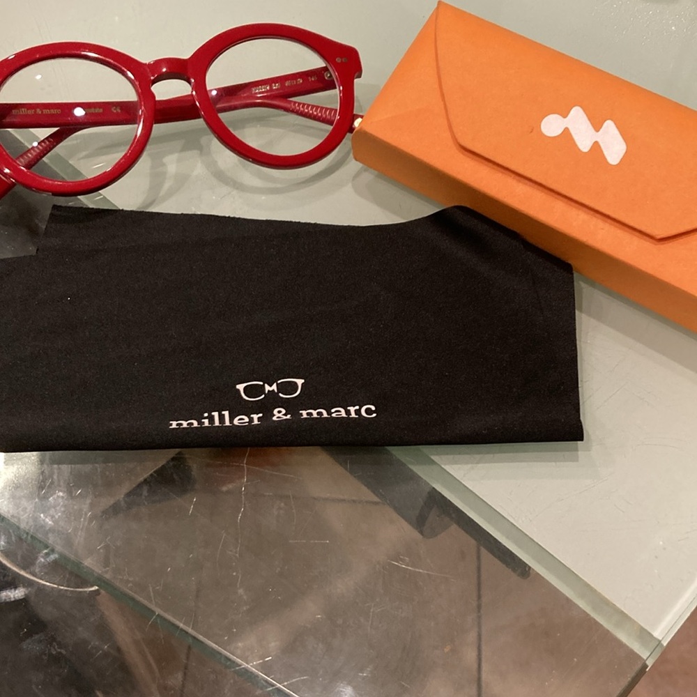 EUC Miller&Marc Harry’s red optical glasses